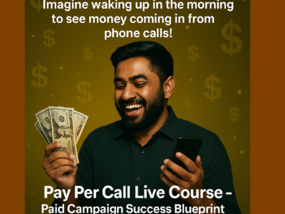 Pay Per Call – হাতে কলমে শেখা থেকে ইনকাম – Live to Recorded Mastery