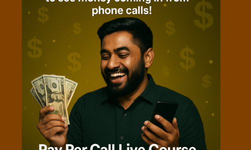 Pay Per Call – হাতে কলমে শেখা থেকে ইনকাম – Live to Recorded Mastery